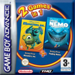 2 Games in 1: Monsters Inc. + Finding Nemo