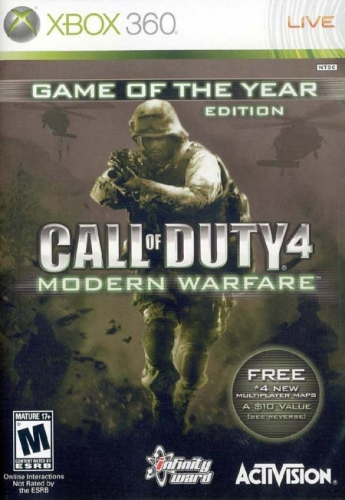 Call of Duty 4: Modern Warfare (Game of the Year Edition) Boxart