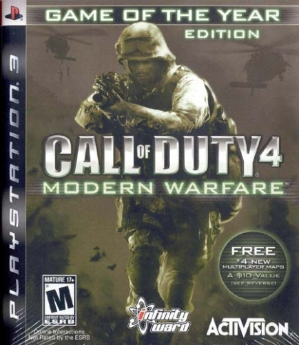 Call of Duty 4: Modern Warfare (Game of the Year Edition) Boxart