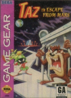 Taz in Escape from Mars  Boxart