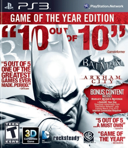 Batman: Arkham City (Game of the Year Edition) Boxart