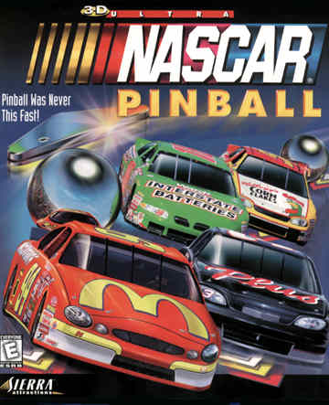 3-D Ultra NASCAR Pinball Boxart