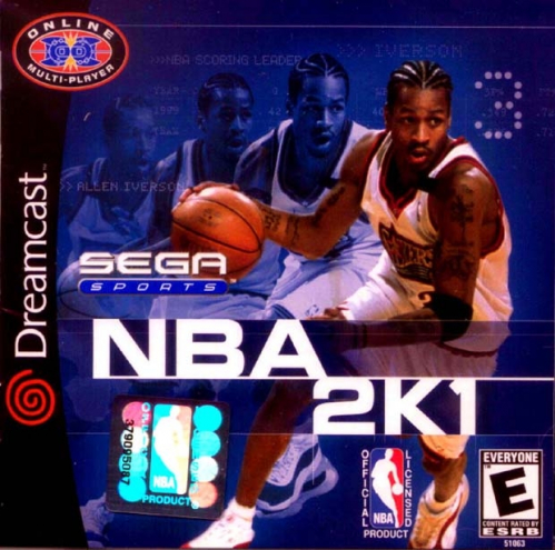 NBA 2k1 Boxart