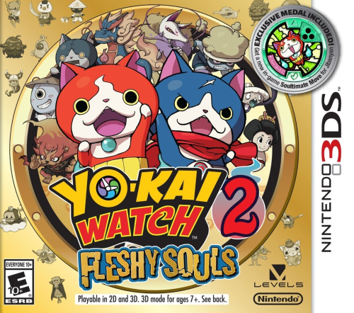 Yo-Kai Watch 2: Fleshy Souls Boxart
