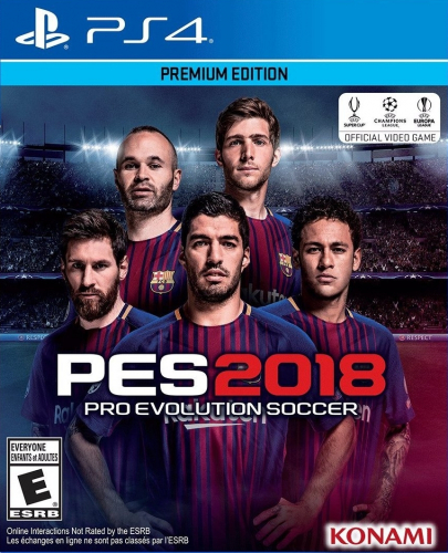 Pro Evolution Soccer 2018 Boxart