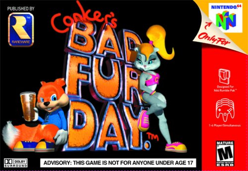Conker's Bad Fur Day Boxart