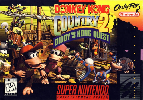 Donkey Kong Country 2: Diddy Kong's Quest Boxart