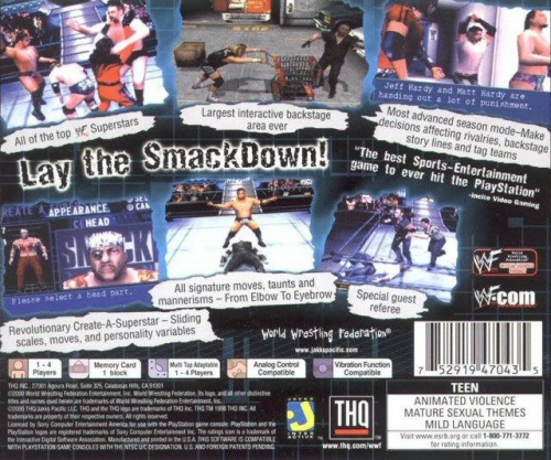 WWF Smackdown! Back Boxart