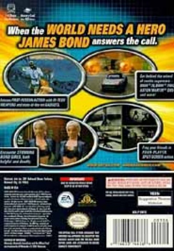 007: Agent Under Fire Back Boxart