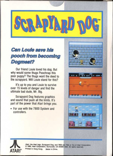 Scrapyard Dog Back Boxart