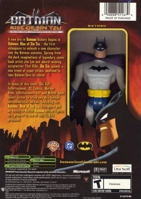 Batman: Rise of Sin Tzu (Action Figure Commemorative Edition)  Back Boxart