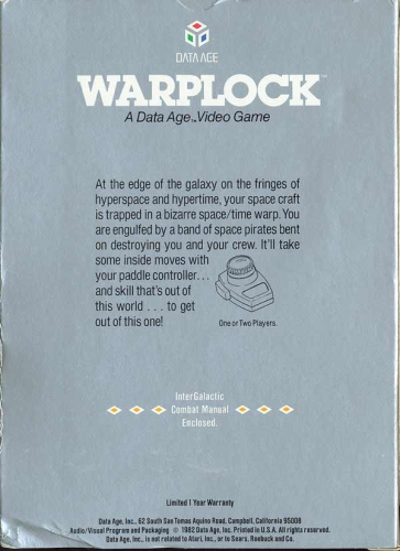 Warplock  Back Boxart