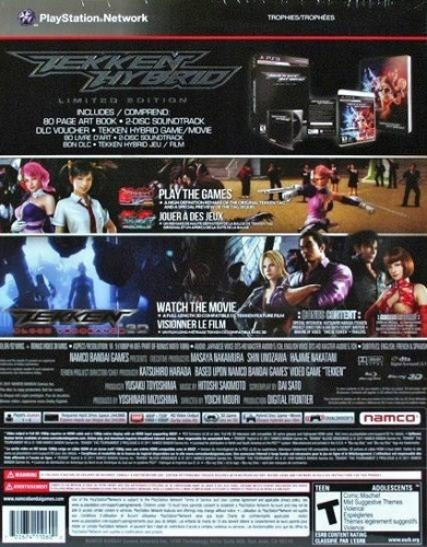 Tekken Hybrid (Limited Edition) Back Boxart