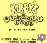 Kirby's Pinball Land